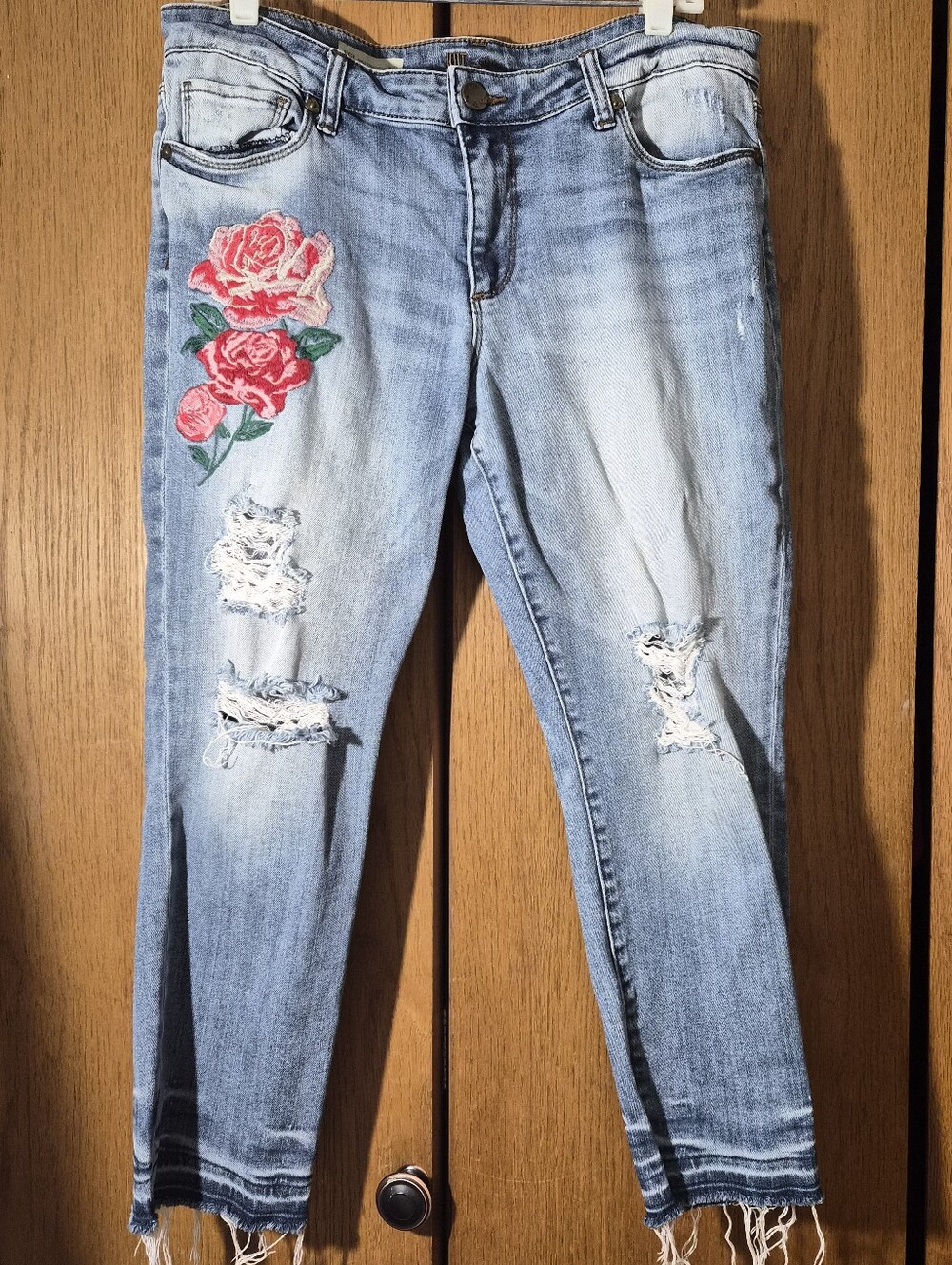 KUT Reese Ankle Straight Leg Petite Ladies Jeans Size 10P